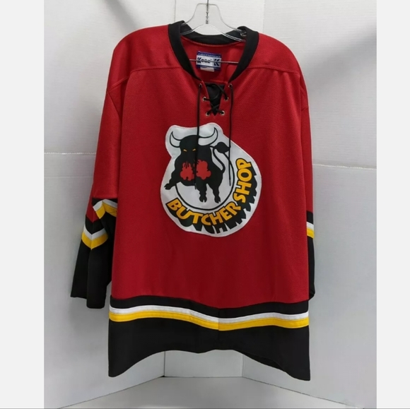 Kobe, Minor Hockey League Jersey, Butcher Shop, Lace up collar, XL, #2 - Picture 6 of 8